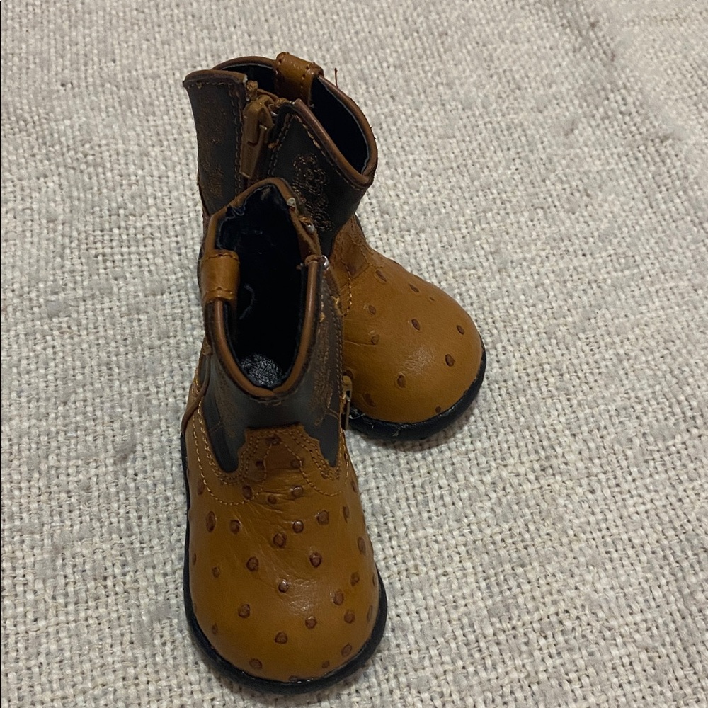 Brown Toddler Roper Cowboy Boots